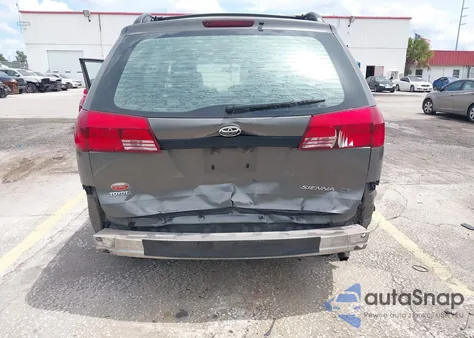 2005 Toyota Sienna Ce из США, поврежденный, VIN 5TDZA23C55S387378